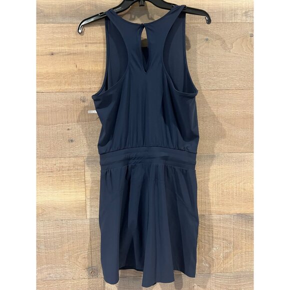 Sweaty Betty Explorer Workout navy Romper jumpsuit size XS NWOT - Picture 4 of 6